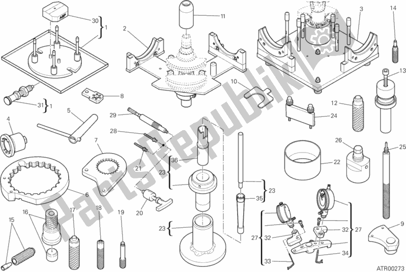 Todas las partes para 01a - Herramientas De Servicio De Taller de Ducati Superbike 1199 Panigale ABS Brasil 2014